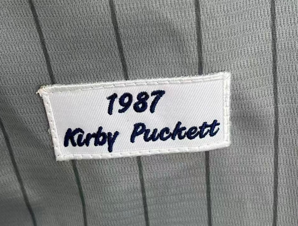 Kirby Puckett Minnesota Twins Jersey 1987 Mitchell & Ness