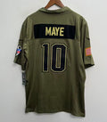 Drake Maye New England Patriots Official NFL NIKE Salute to Service Jersey