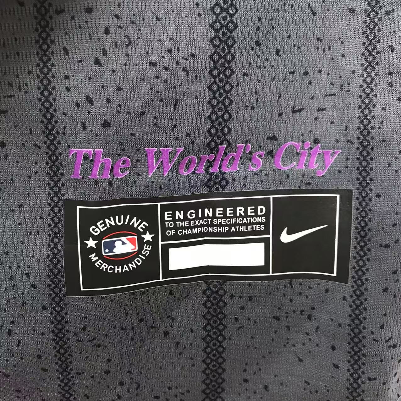 Francisco Lindor New York Mets Official MLB City Connect Limited Jersey Nike