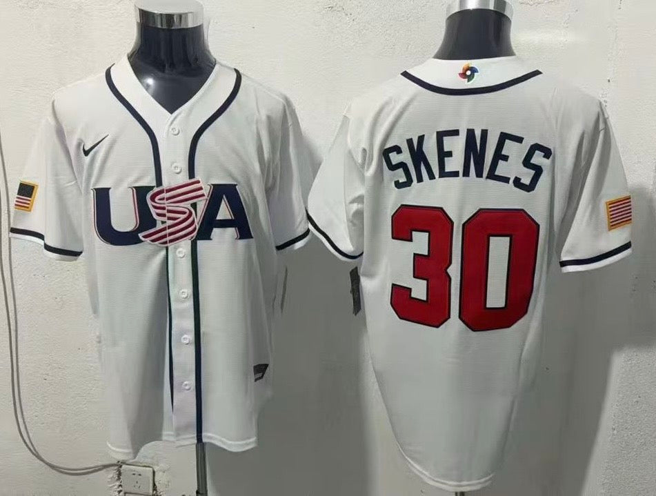 Paul Skenes USA baseball YOUTH KIDS Official Nike Jersey