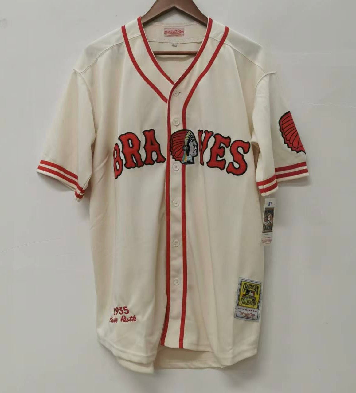 Babe Ruth Boston Braves Official MLB jersey Mitchell & Ness