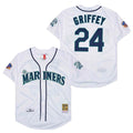 Ken Griffey Jr. YOUTH KIDS Seattle Mariners Official MLB jersey Mitchell & Ness white