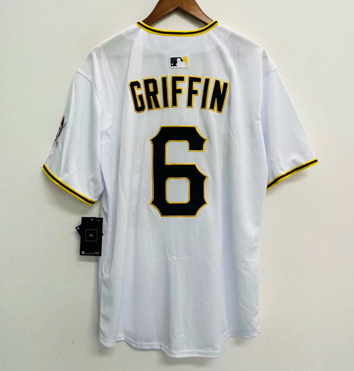 Konnor Griffin Pittsburgh Pirates Official MLB Nike Jersey white