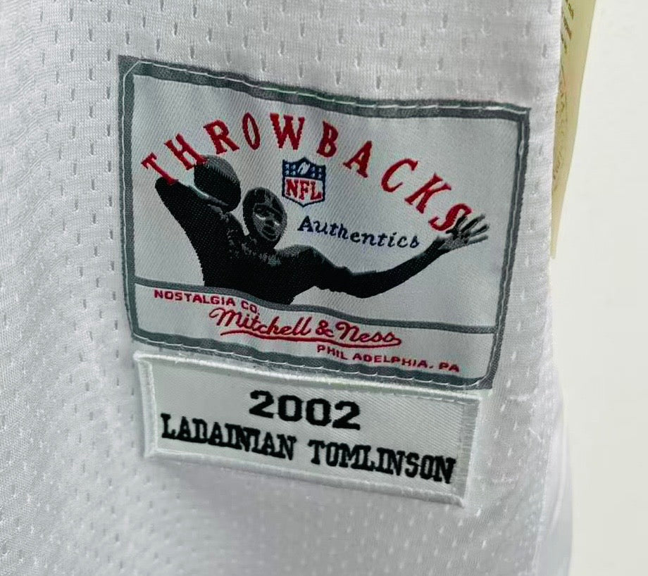 Ladainian Tomlinson San Diego Chargers Official NFL Jersey Mitchell & Ness white