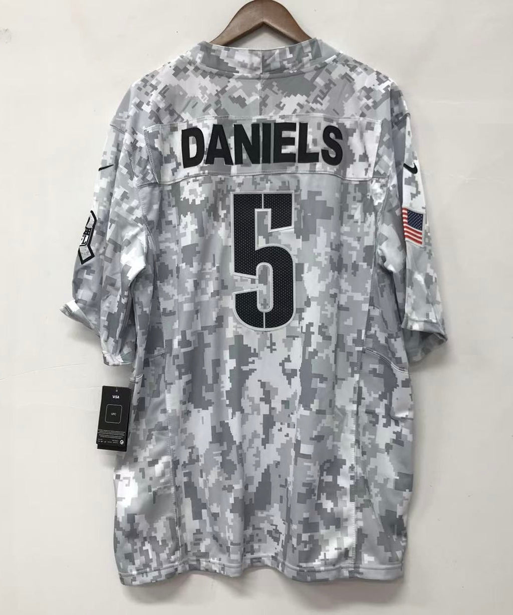 Jayden Daniels Washington Commanders 2024 Nike NFL Salute to Service Jersey