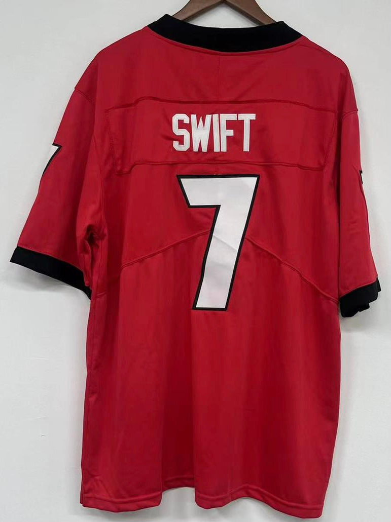 D'Andre Swift Georgia Bulldogs Official NCAA Nike Jersey red