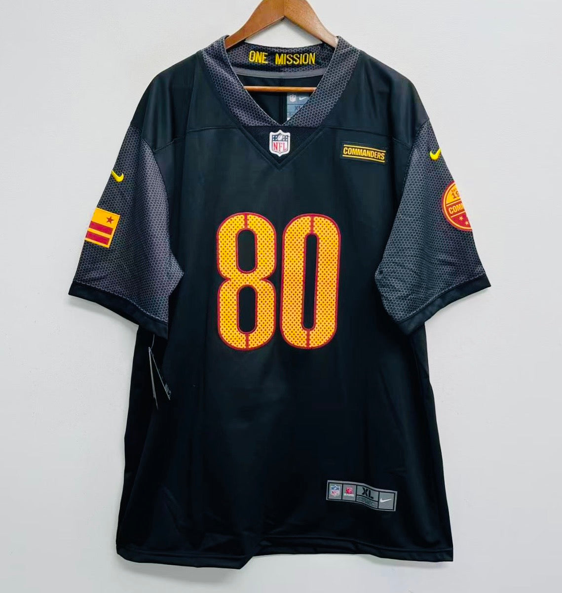 Any name & Number Washington Commanders Official NFL Nike jersey black