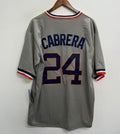 Miguel Cabrera Detroit Tigers Official MLB Majestic Retro Jersey Gray