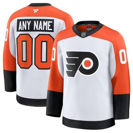 Philadelphia Flyers Any Name and Number Official NHL customized jersey white