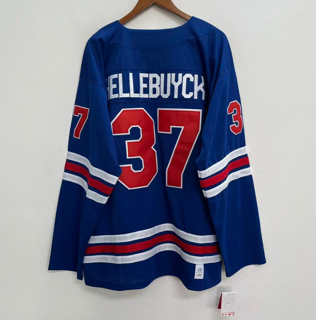 Connor Hellebuyck 2026 Team USA Hockey Official Nike Jersey