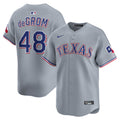 Jacob deGrom Texas Rangers official MLB Nike Jersey gray