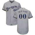Milwaukee Brewers Any Name and Number customized YOUTH KIDS Official MLB Nike jersey gray