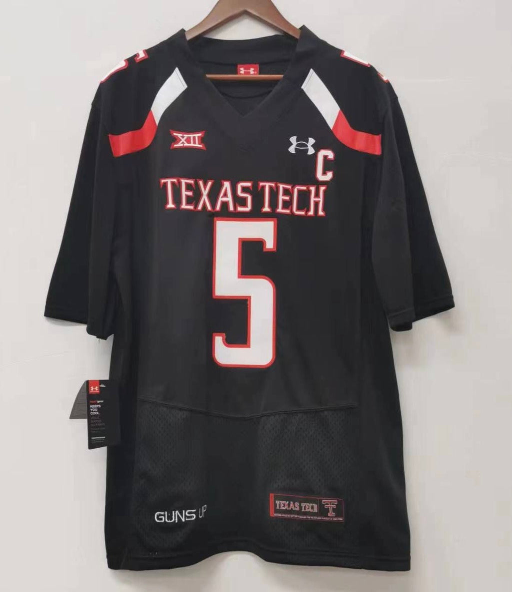 Patrick Mahomes Texas Tech Official NCAA Jersey black