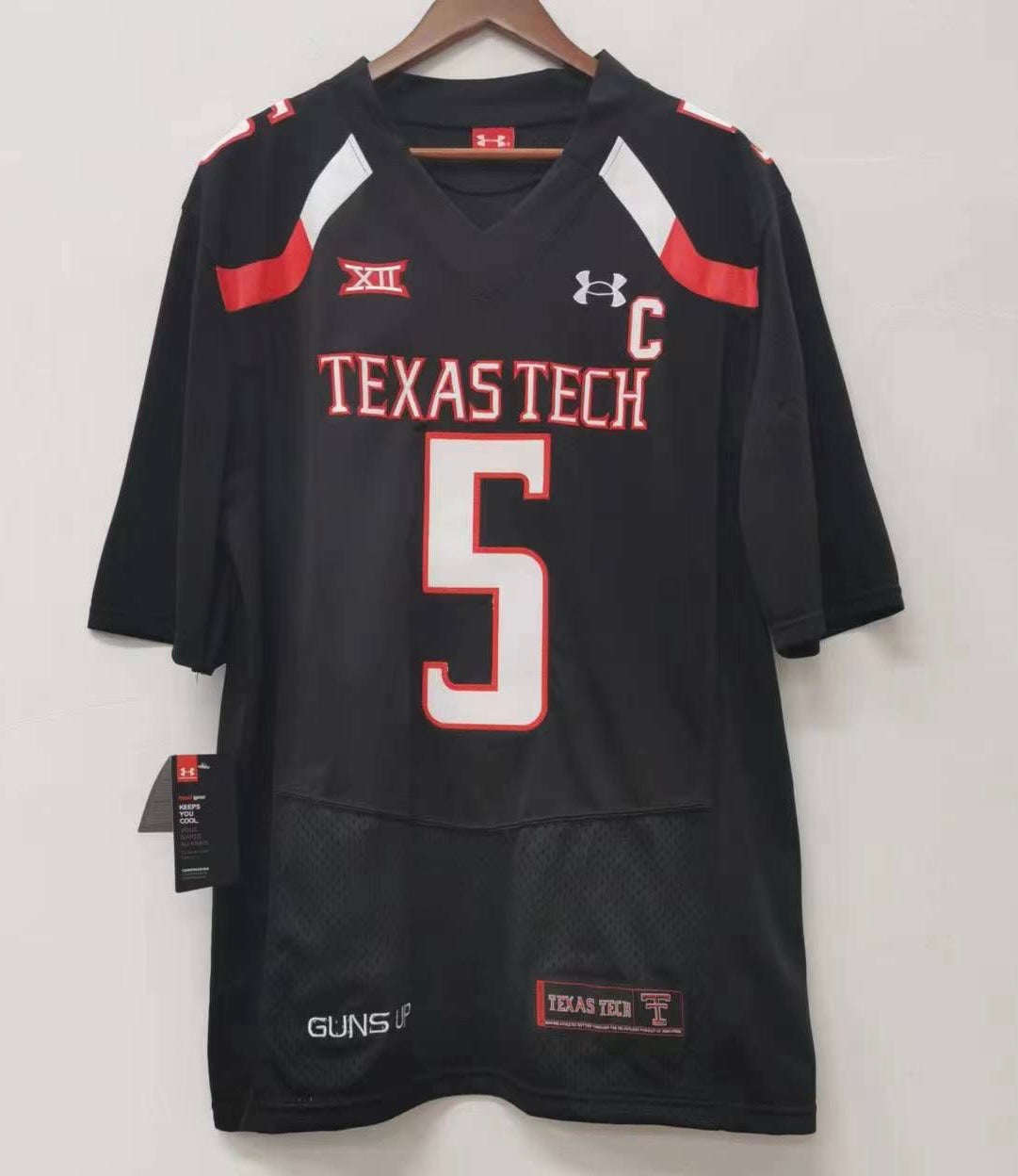 Patrick Mahomes Texas Tech Official NCAA Jersey black