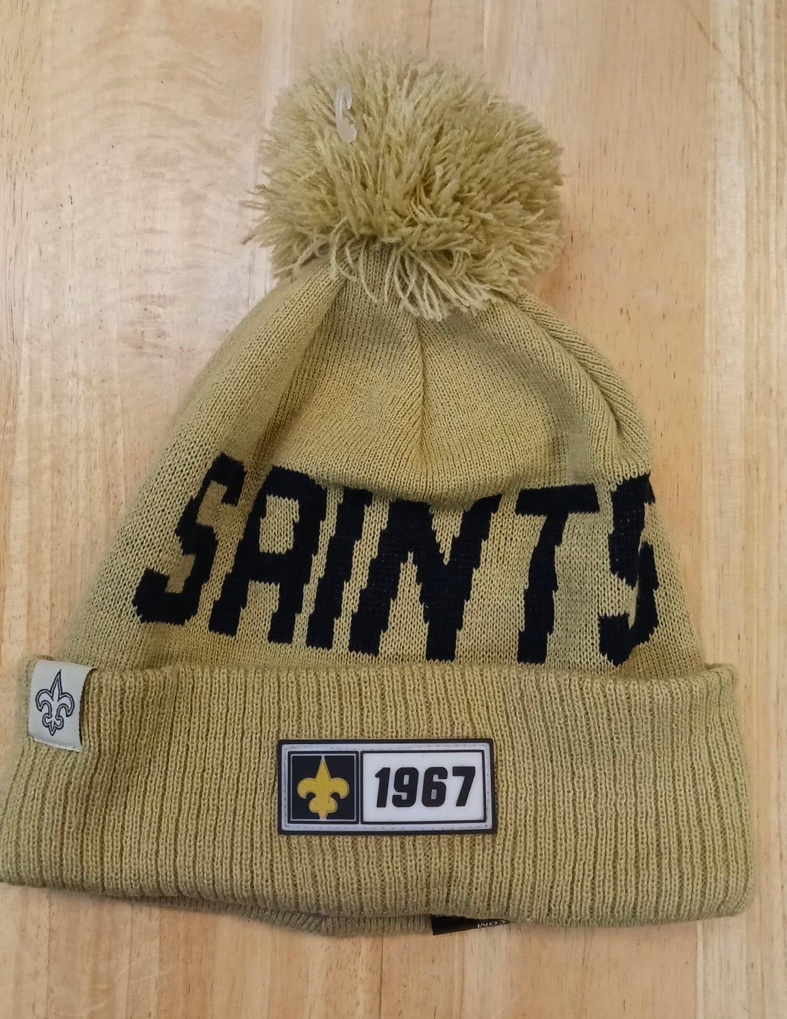 New Orleans Saints NFL New Era winter Hat with Pom Pom