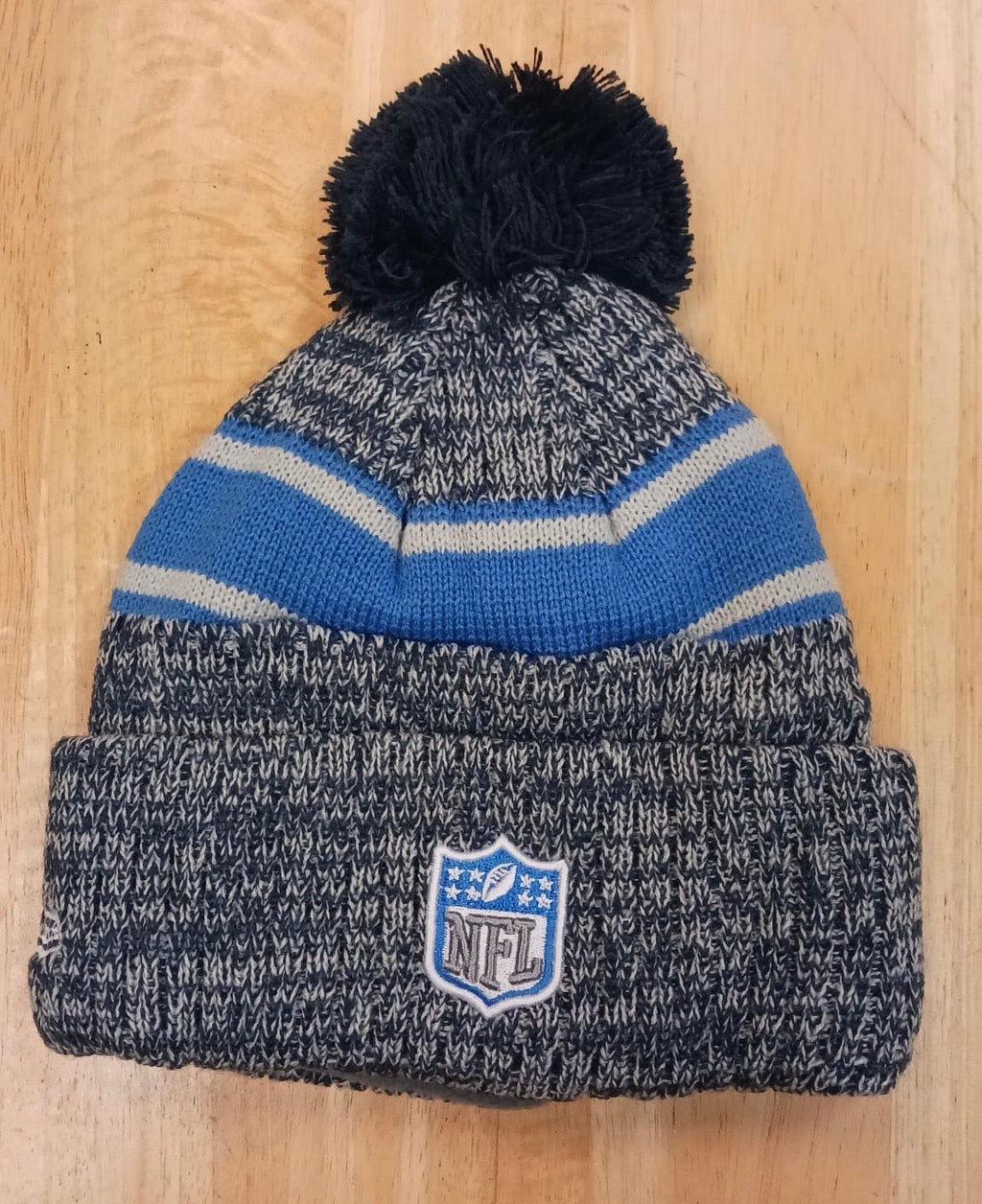 Detroit Lions NFL New Era winter knit Hat with Pom Pom