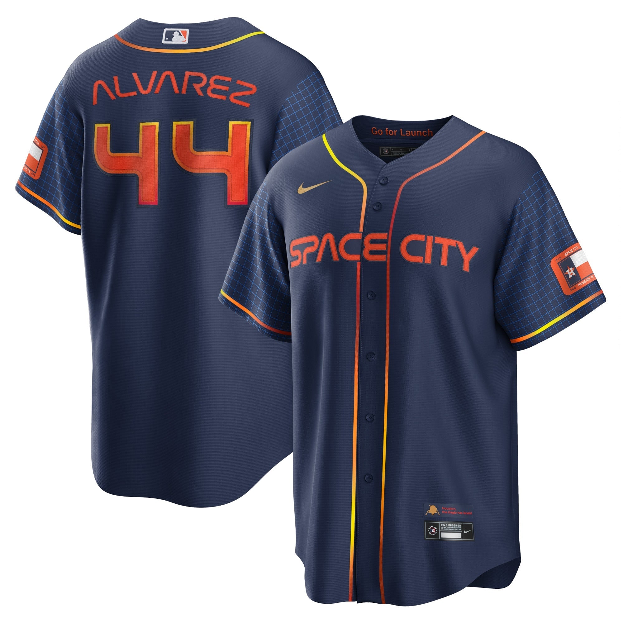 Yordan Alvarez YOUTH KIDS Houston Astros Space City Official MLB Nike Jersey