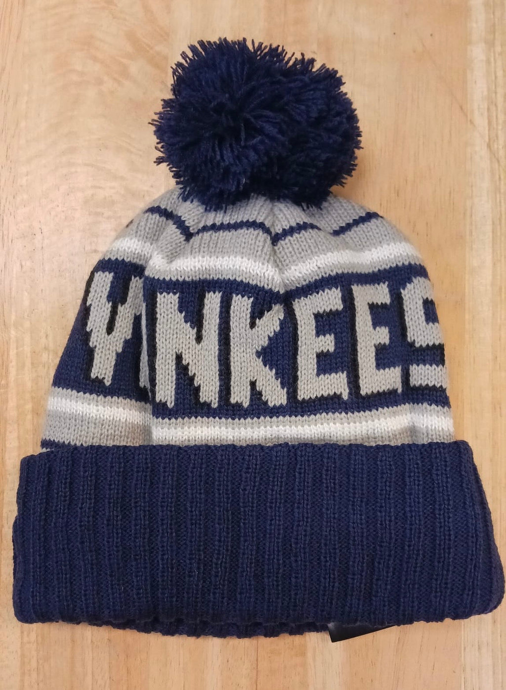New York Yankees MLB New Era winter knit Hat with Pom Pom