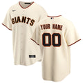 Any Name and Number customized YOUTH KIDS San Francisco Giants Official MLB Nike jersey cream