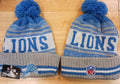 Detroit Lions NFL New Era winter knit Hat with Pom Pom
