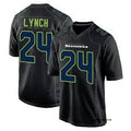 Marshawn Lynch YOUTH KIDS Seattle Seahawks Official NFL Nike Jersey black