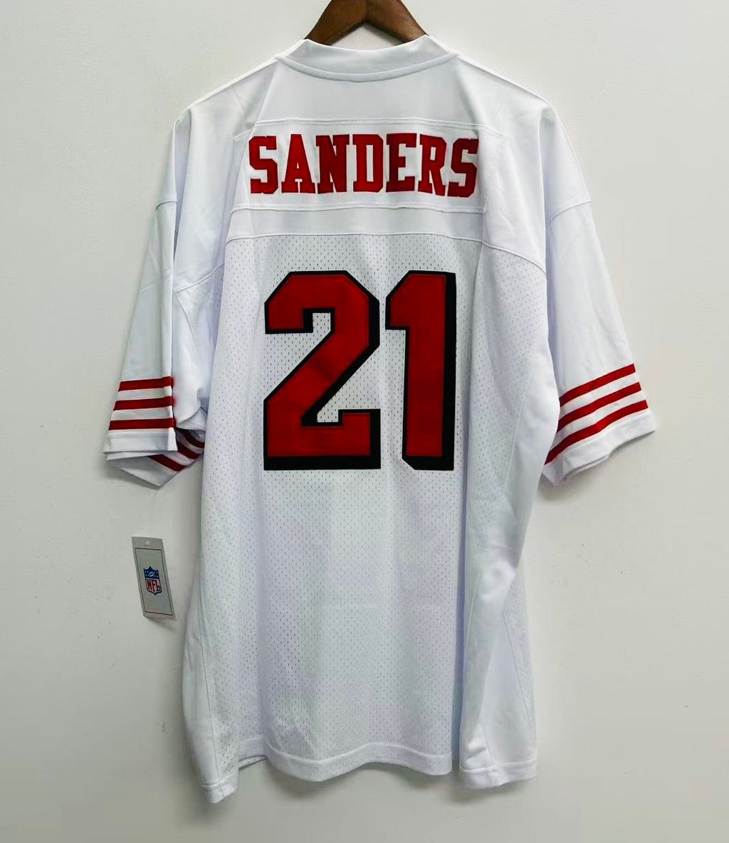 Deion Sanders San Francisco 49ers Jersey 1994 Mitchell & Ness white