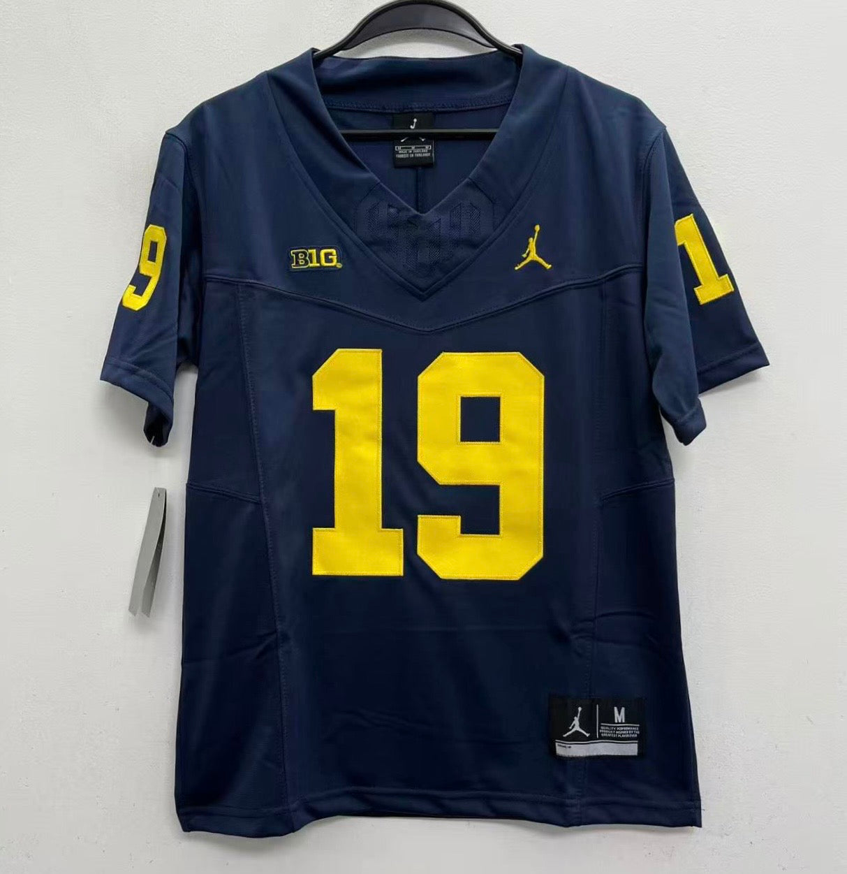 Bryce Underwood YOUTH KIDS Michigan Wolverines Official NCAA Jersey blue