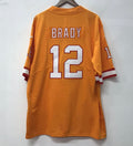 Tom Brady Tampa Bay Buccaneers retro pumpkin throwback Nike Jersey