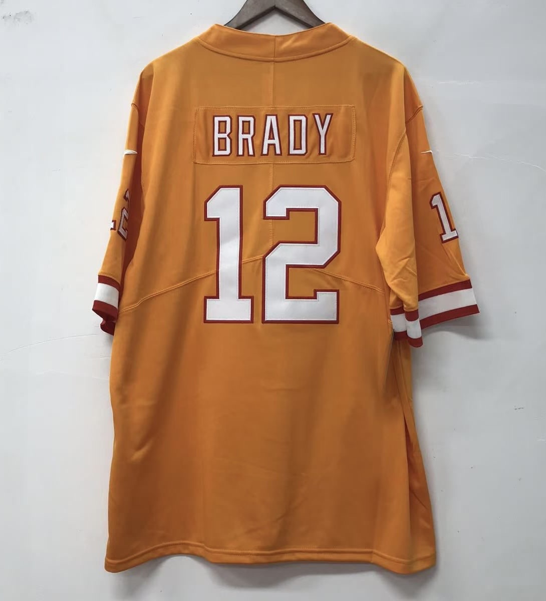 Tom Brady Tampa Bay Buccaneers retro pumpkin throwback Nike Jersey