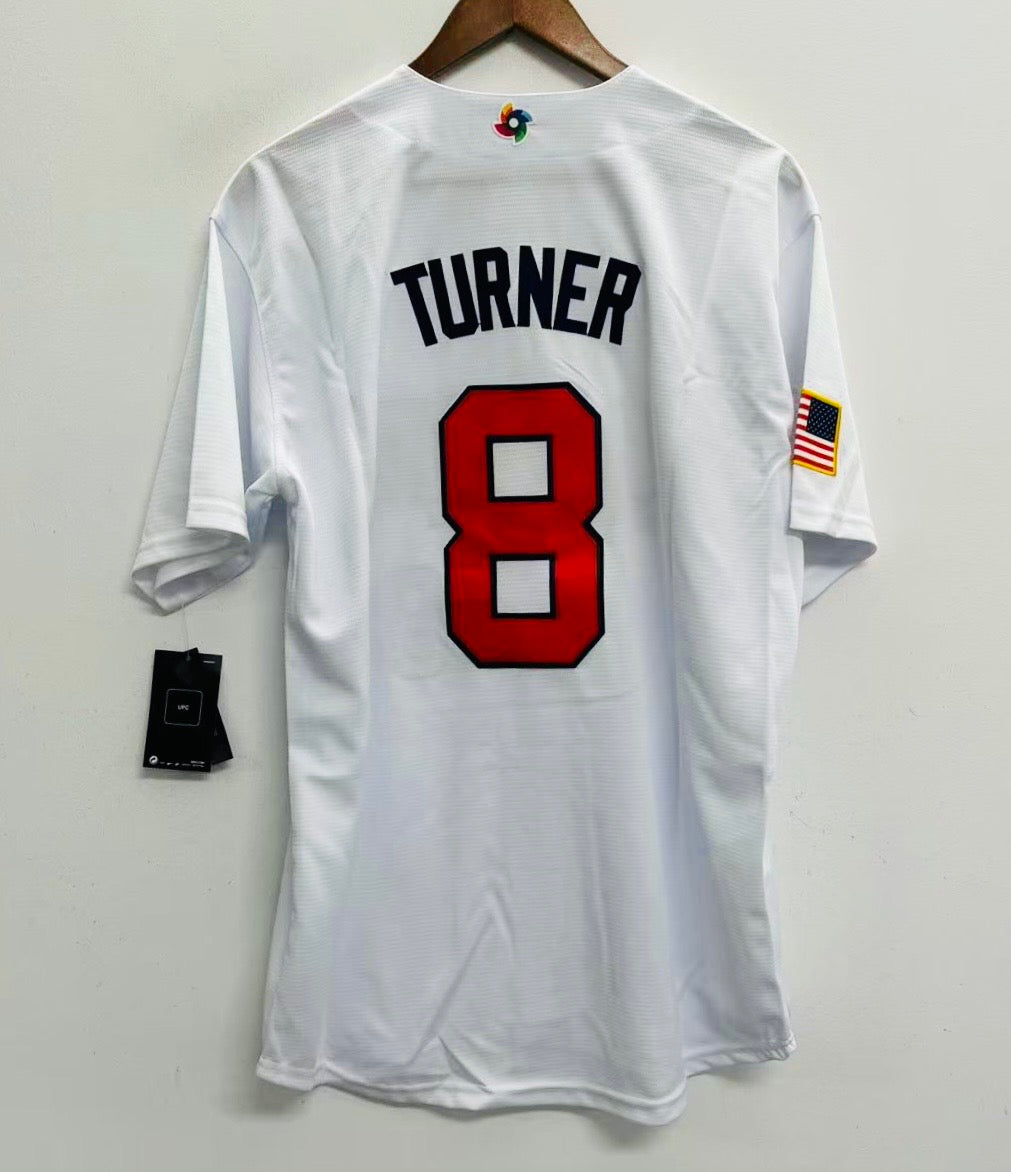 Trea Turner Team USA Baseball Jersey Nike white