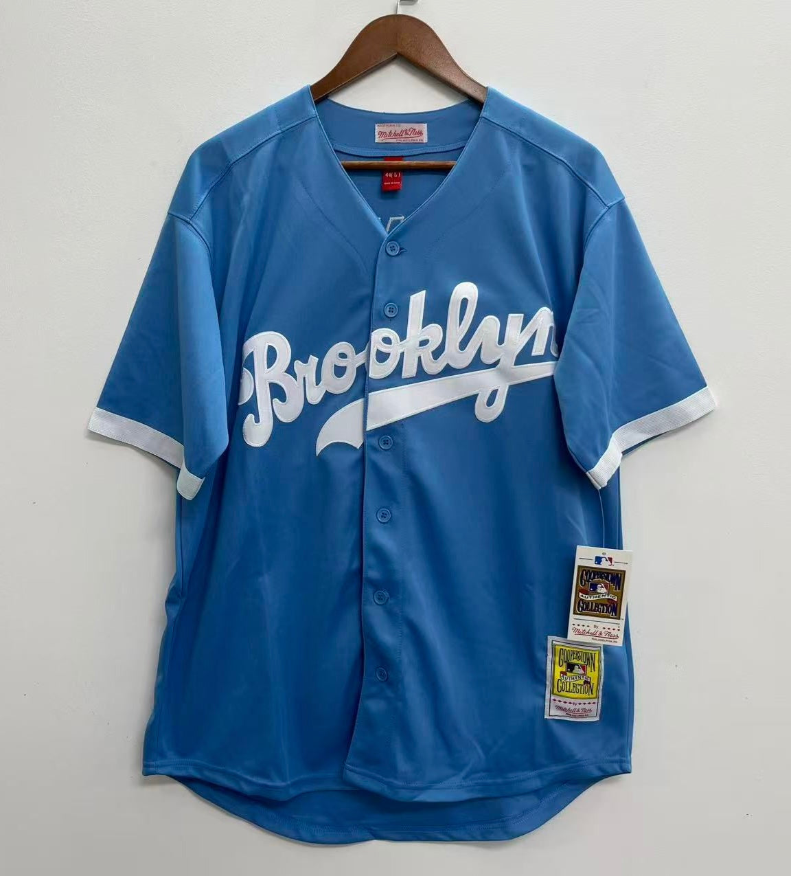 Jackie Robinson Brooklyn Dodgers Jersey Mitchell & Ness light blue