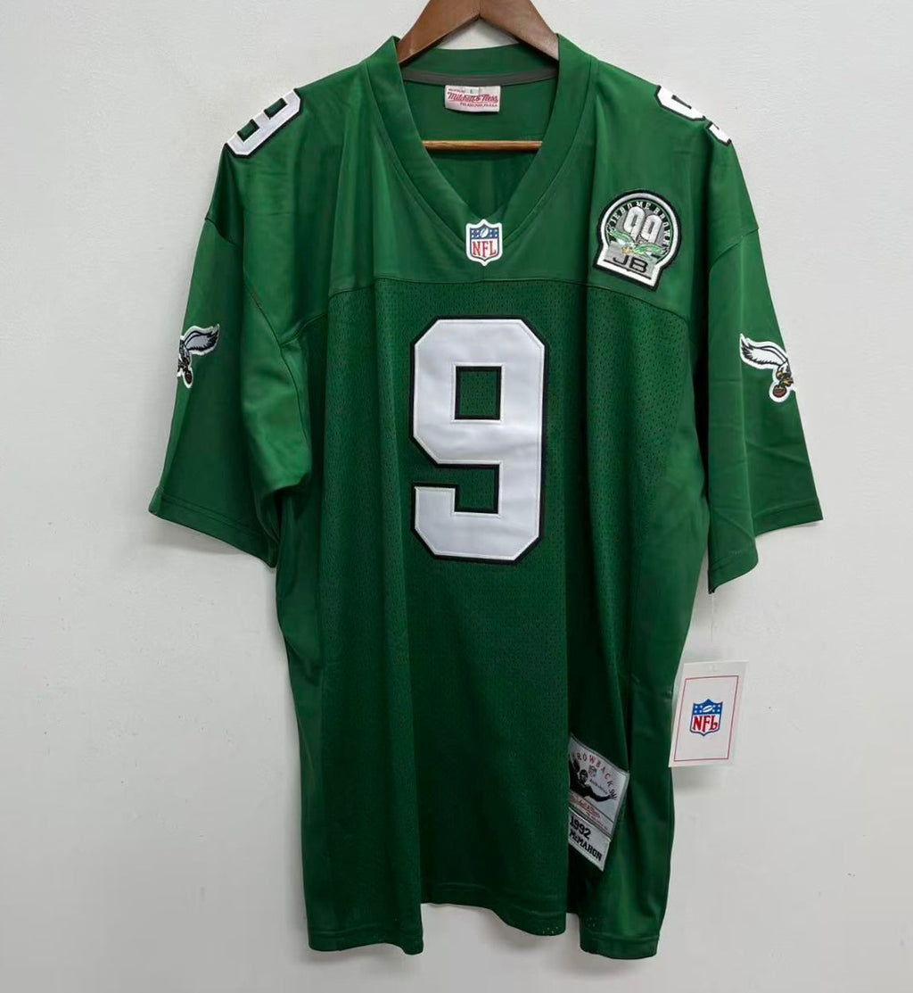 Jim McMahon 1992 Philadelphia Eagles Official NFL Mitchell & Ness Jersey