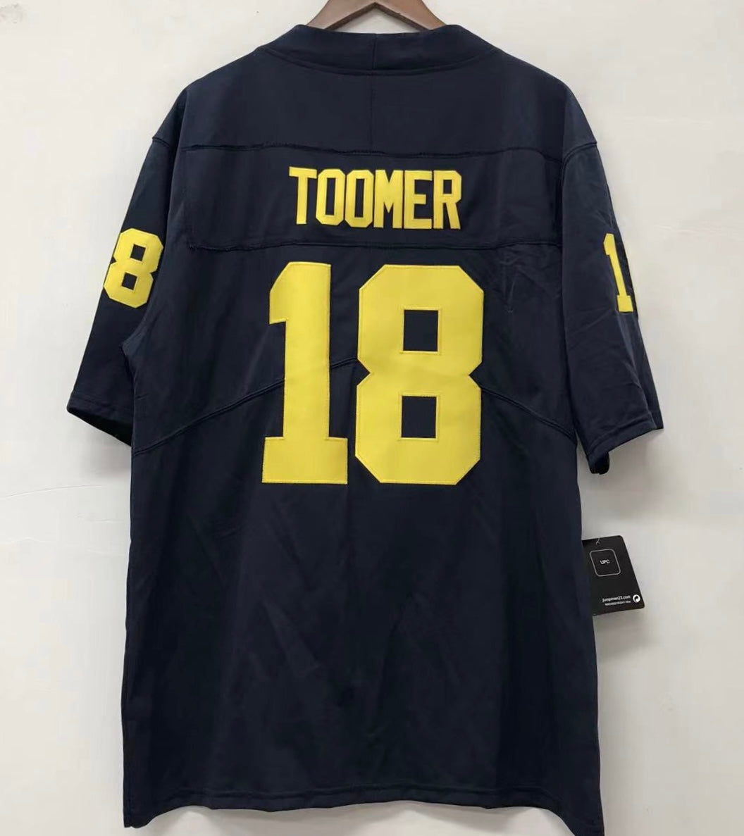 Amani Toomer Michigan Wolverines Official NCAA Jersey