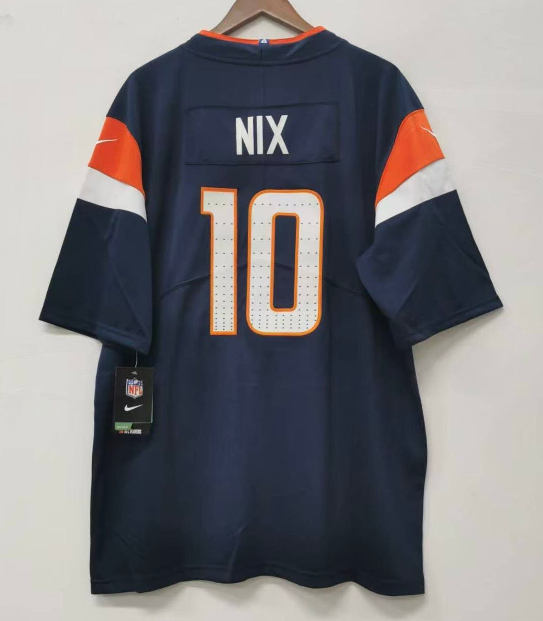 Bo Nix Denver Broncos Official NFL Jersey Nike blue