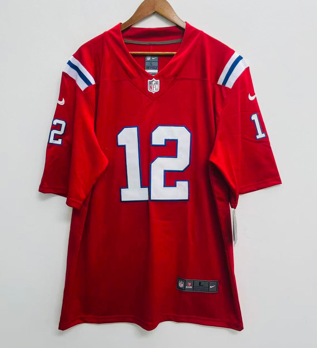 Tom Brady New England Patriots Official NFL Jersey Nike Red