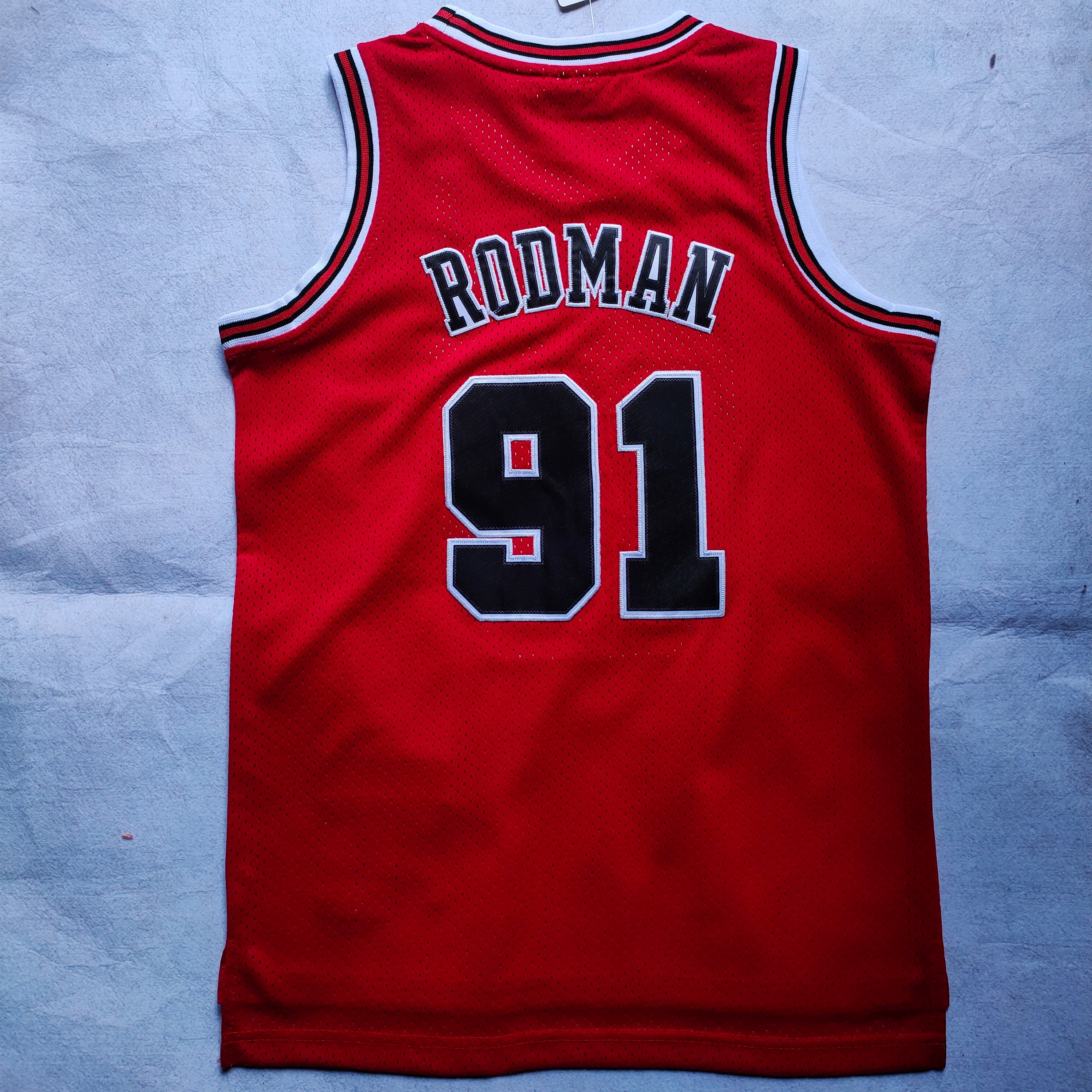 Dennis Rodman YOUTH  KIDS Chicago Bulls Mitchell & Ness Jersey
