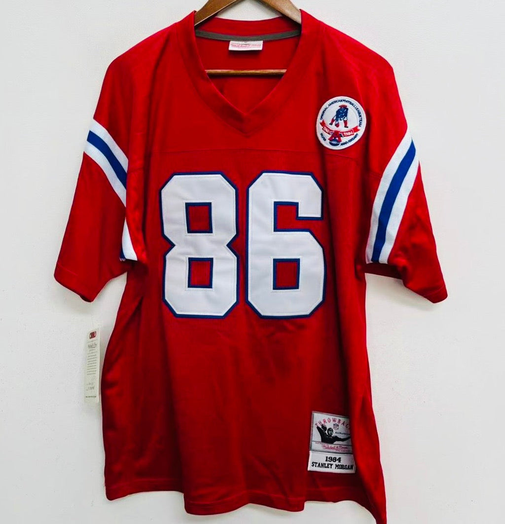 Stanley Morgan 1984 New England Patriots Official NFL Mitchell & Ness Jersey