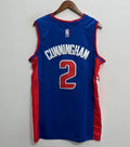 Cade Cunningham Detroit Pistons Official NBA Nike Jersey blue