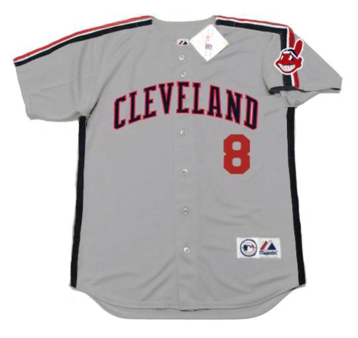 Albert Belle Cleveland Indians Official MLB Majestic 1993  Jersey