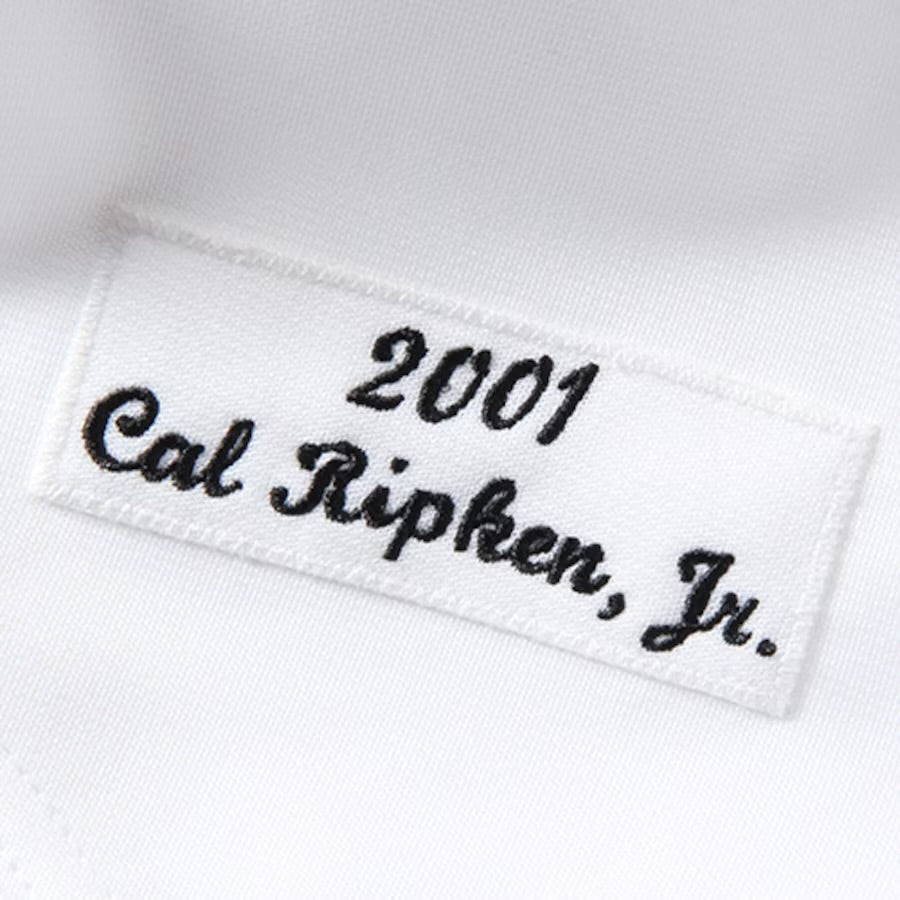Cal Ripken Jr. 2001 Baltimore Orioles Jersey Mitchell & Ness  white