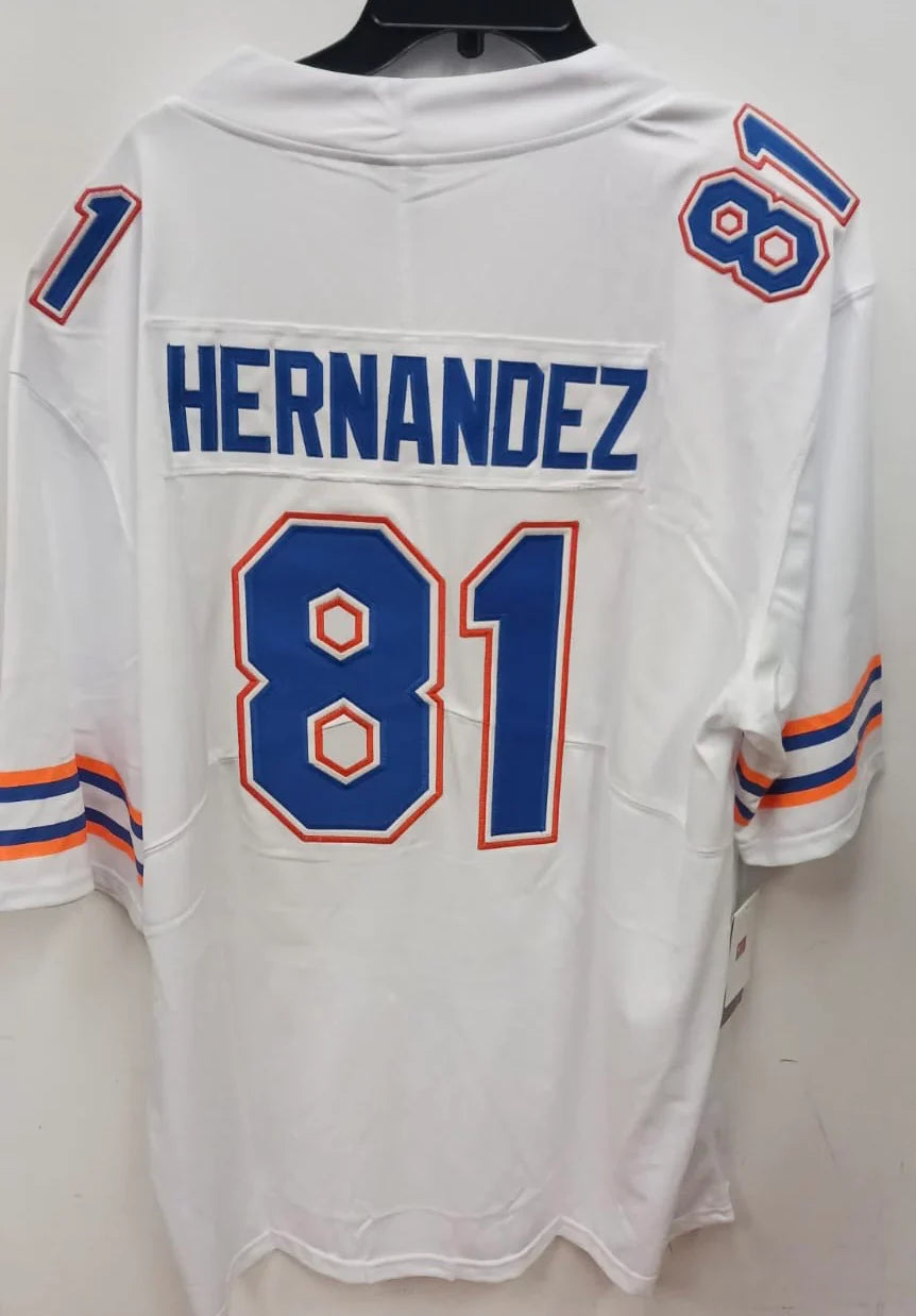 Aaron Hernandez Florida Gators Official NCAA Jersey white