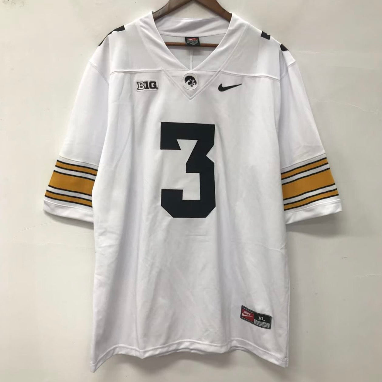 Cooper DeJean Iowa Hawkeyes NCAA Jersey white Nike