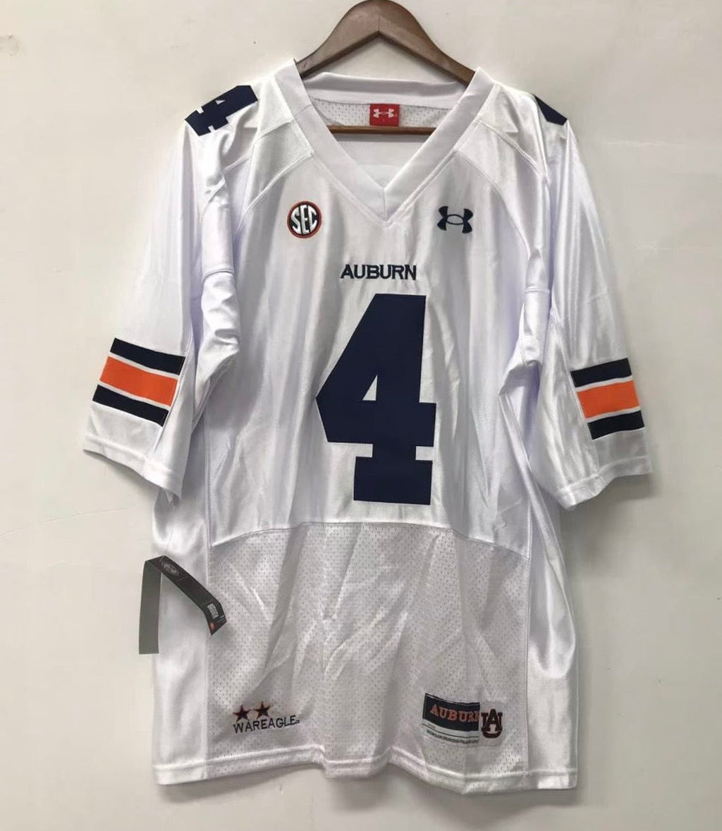 Tank Bigsby Auburn Tigers Official NCAA Under Armour Jersey white