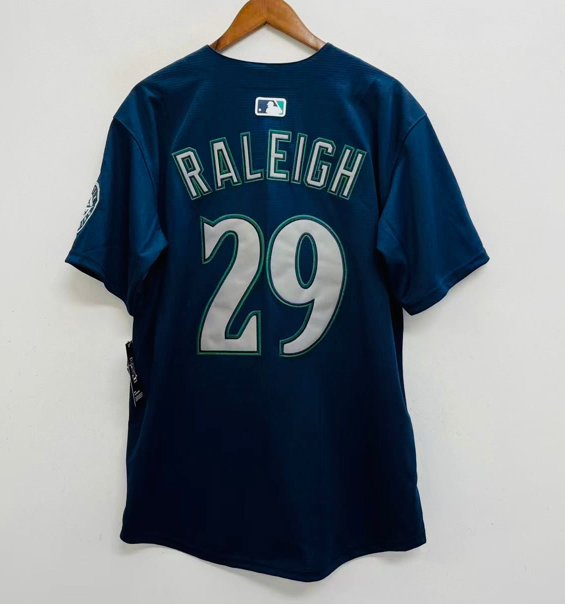 Cal Raleigh Seattle Mariners Official MLB Nike Jersey blue