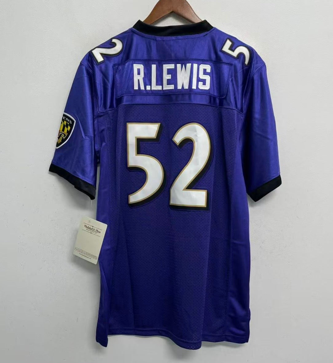Ray Lewis Baltimore Ravens Official NFL Mitchell & Ness Jersey purple