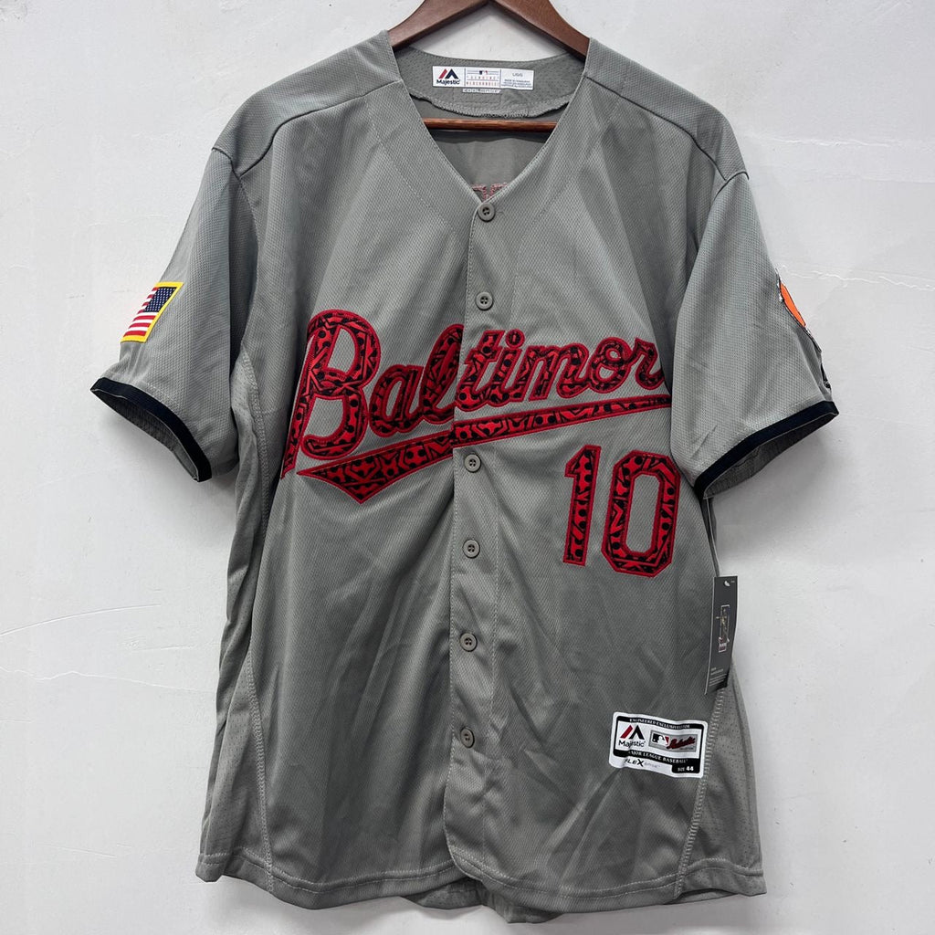 Adam Jones Baltimore Orioles jersey Majestic gray