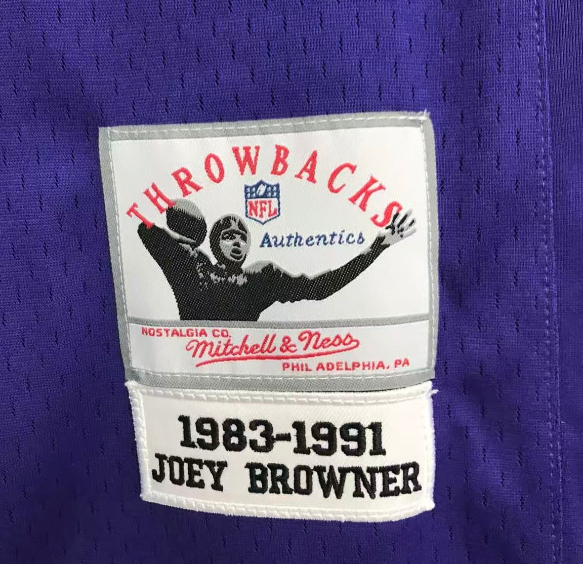 Joey Browner Minnesota Vikings Official NFL Mitchell & Ness Jersey