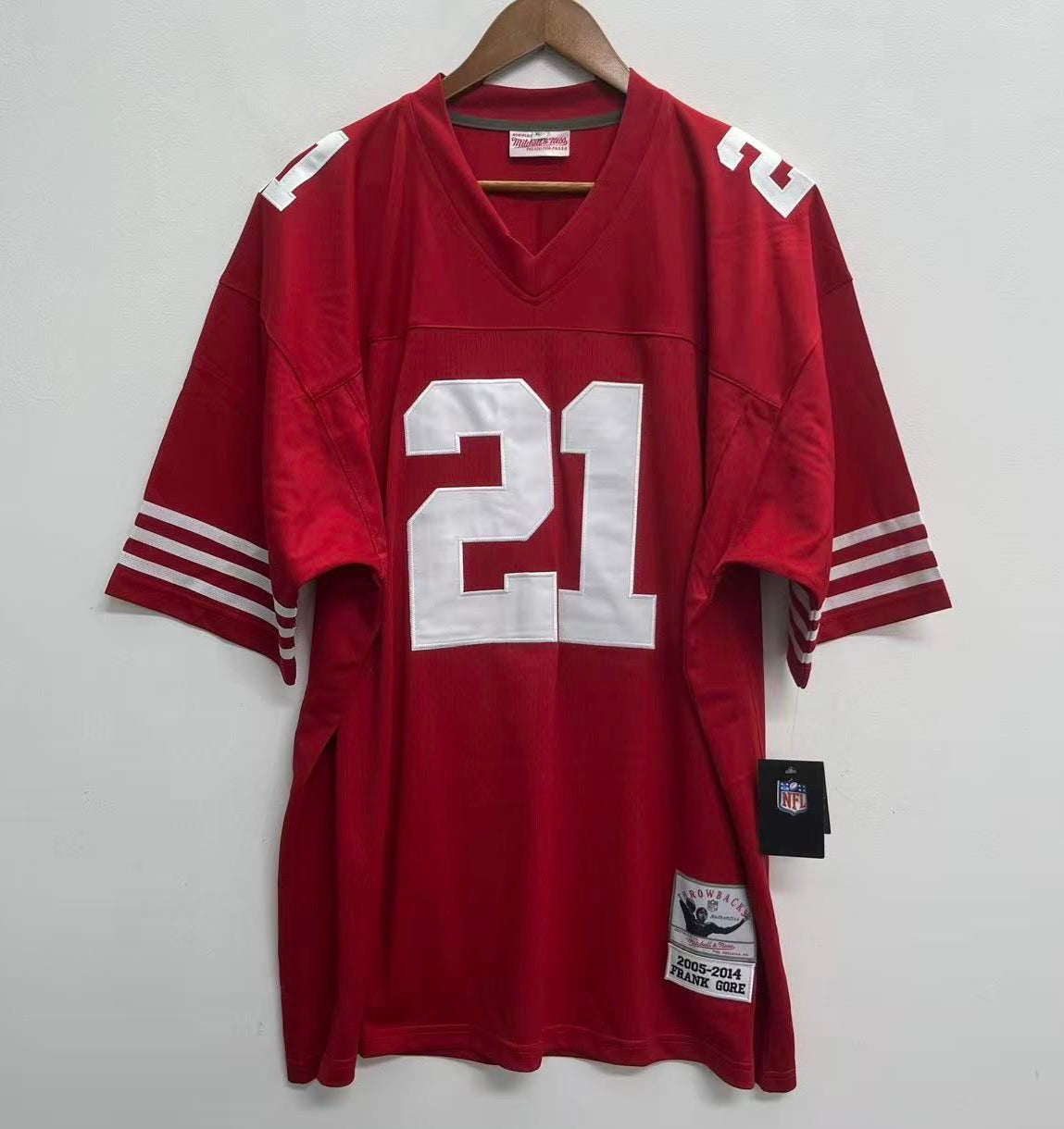 Frank Gore San Francisco 49ers Official NFL Mitchell & Ness Jersey