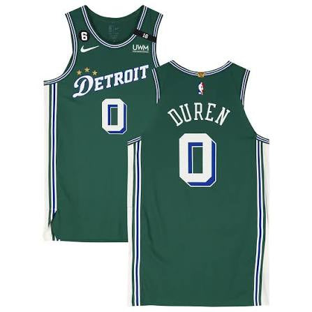 Jalen Duren Detroit Pistons Official NBA Nike Jersey