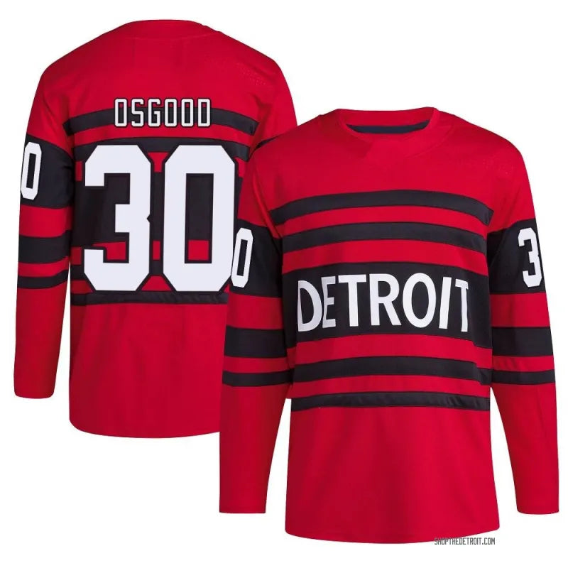 Chris Osgood Detroit Red Wings Official NHL Adidas Jersey